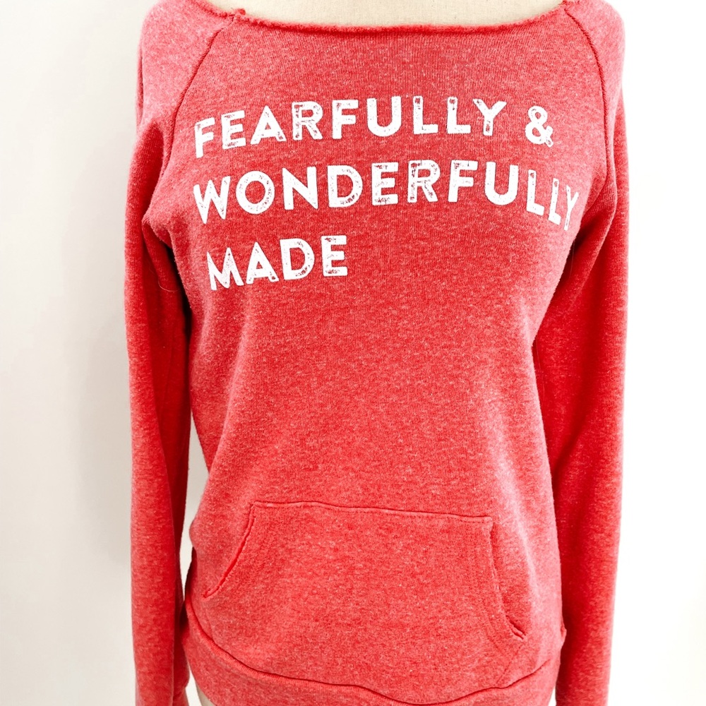Walk In Love: Red Sweatshirt